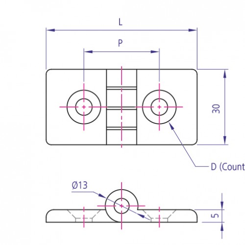 Hinge / YKH-G D30 SERIES