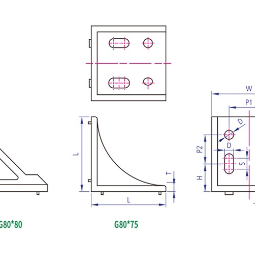 YKBK-DC G80용 G80x75, G80x80